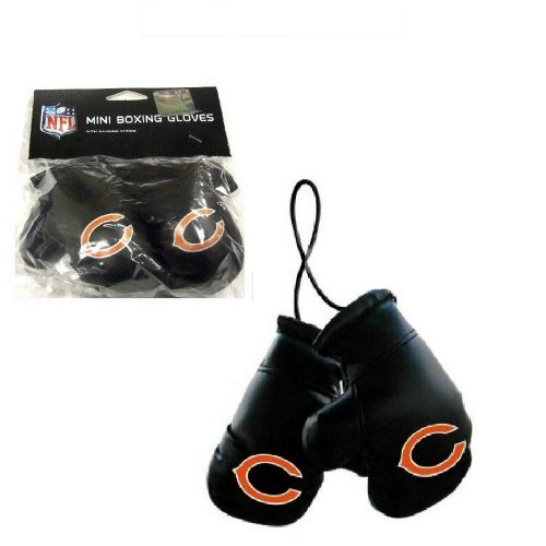 Chicago Bears Plush Mini Boxing Gloves Set, Official NFL Product