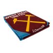 West Ham United Football Single Duvet Cover and Pillowcase Premier League Design Bedding