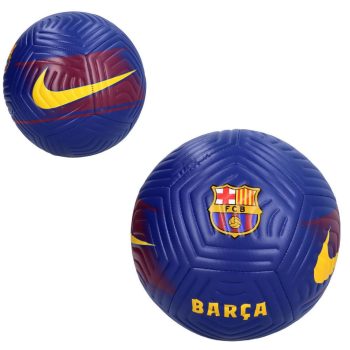   Official Nike Academy FC Barcelona Football – Size 5, Deep Royal Blue/Noble Red
