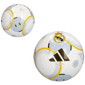   Official adidas Real Madrid Home Mini Football – Size 1, White