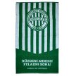 Ferencvárosi TC Towel – Green and White Striped, "Küzdeni Mindig, Feladni Soha!" Quote with Ferencváros Crest