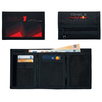   Official Oracle Red Bull Racing Max Verstappen Wallet – MV1 Trifold Sport Wallet