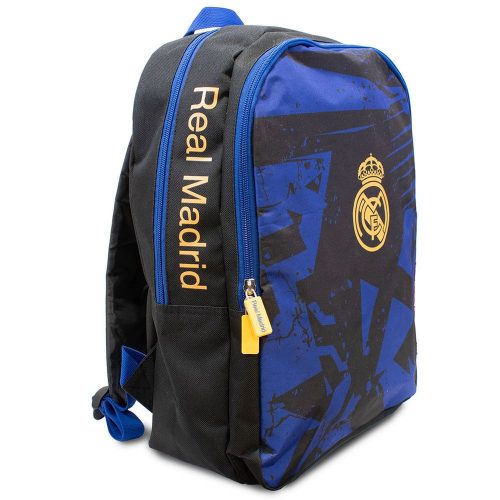 Real Madrid CF backpack blue-black 40×28×14 cm – official Madridista rucksack