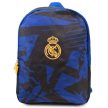 Real Madrid CF backpack blue-black 40×28×14 cm – official Madridista rucksack