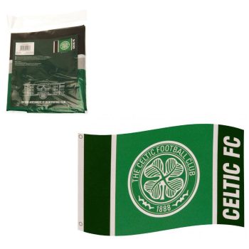   Celtic FC Exclusive Striped Flag - Premium Supporters Collection