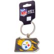 Pittsburgh Steelers Exclusive Pennsylvania State Keychain - NFL Premium Collection