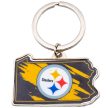 Pittsburgh Steelers Exclusive Pennsylvania State Keychain - NFL Premium Collection