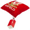 Liverpool FC "This Is Anfield" Cushion – Retro Liverbird Crest, Official Licensed Product