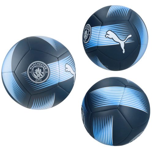 Official Puma Manchester City Football – Size 5, Navy Blue