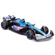 Bburago Alpine A523 F1 Race Car Model, 1/43 Scale