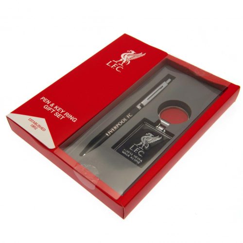Liverpool  Keyring, pen gift set - official licensed product